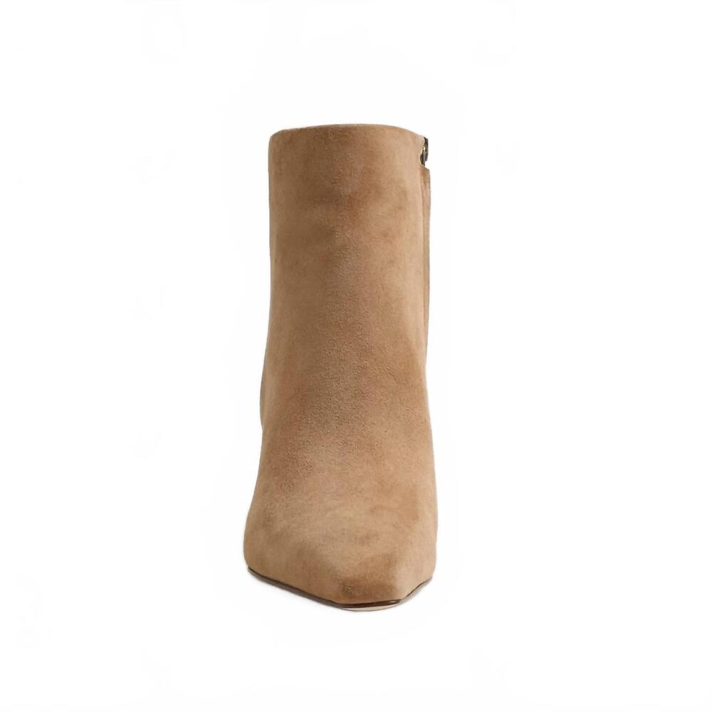 NEW SAM EDELMAN women's saige ankle bootie in cyprus tan - Picture 4 of 8